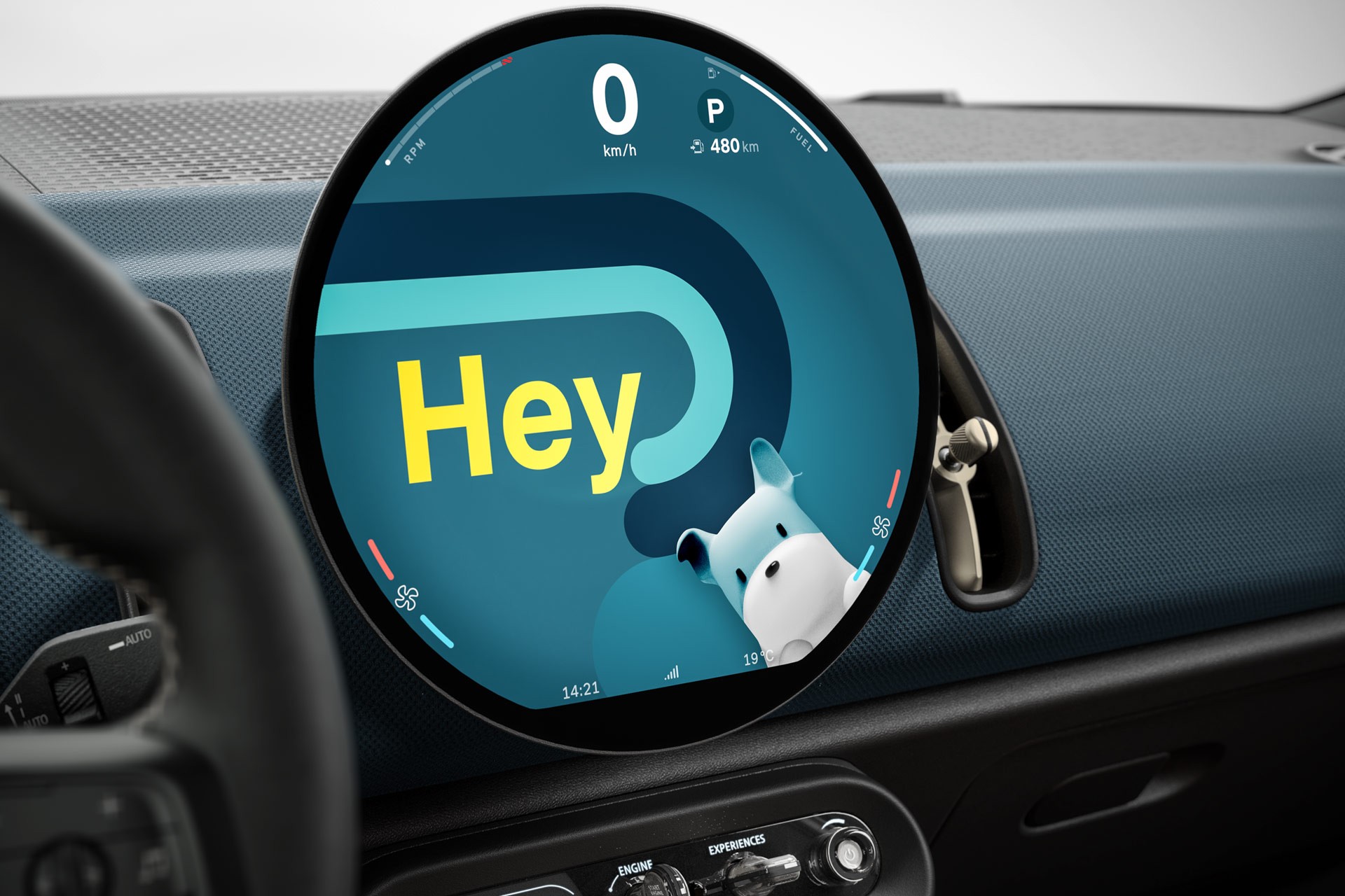 Alrafmagnaður MINI Countryman - mosaic - stafræn upplifun